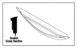 MIDMARK 053-0784-00 Dam Gasket - 1412