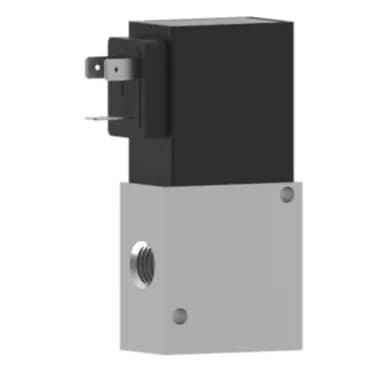 WASHER SOLUTIONS WS12848 Solenoid Valve 3-Way 1/4" 120VAC DIN Viton Seals - 12848