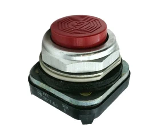 WASHER SOLUTIONS WS11142 Push Button, Red - 11142