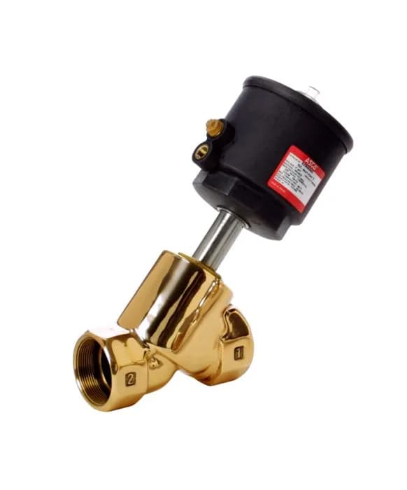 TUTTNAUER VLV170-0353 Pneumatic Angle Body Valve 2-Way 1/2" Bronze - 6322