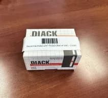 Diack Pink Pellet with Thread - C1205