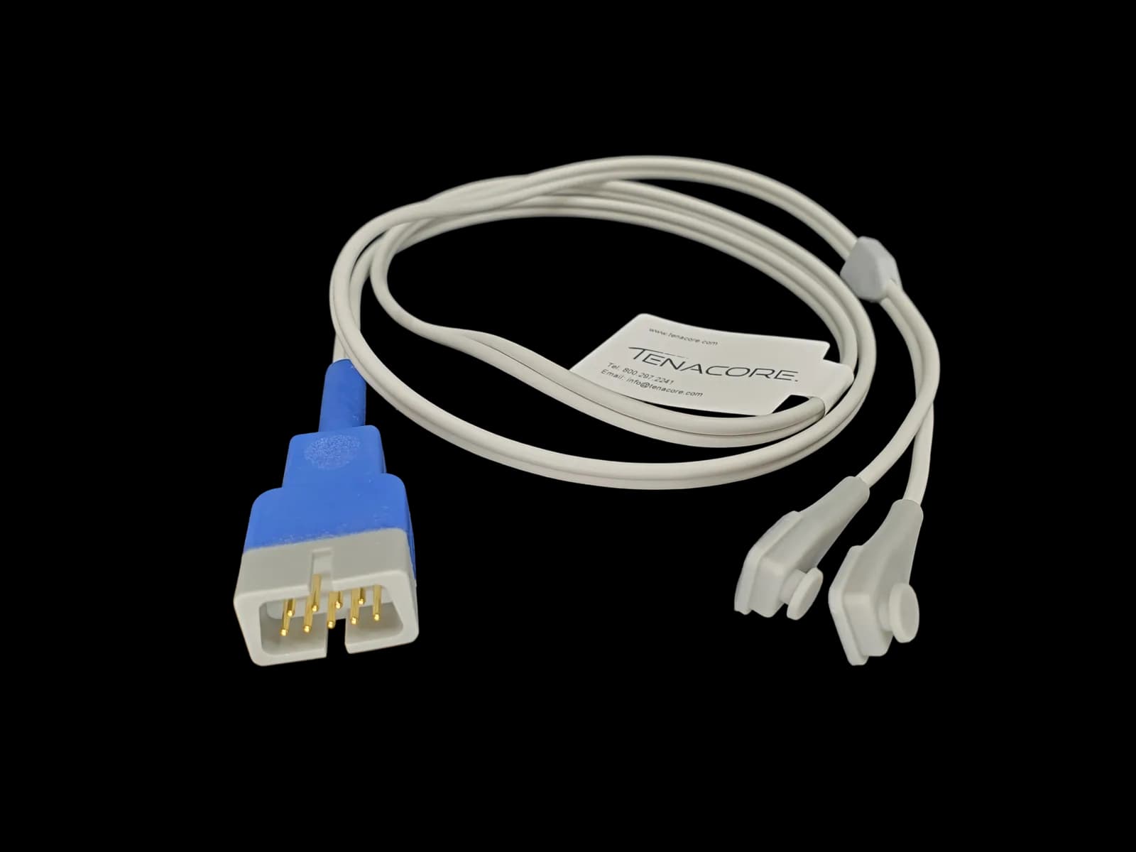 Nellcor OxiMax Multi-site y SpO2 Sensor DB9 9 Pin 3.25 ft Cable