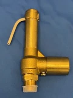 TUTTNUAER SVL029-0114 Safety Valve 3/4" x 1" 40 PSI with EDM Seat Bronze - 10343