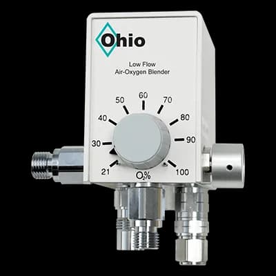 Repair of Ohio Medical Small Block O2 Blender