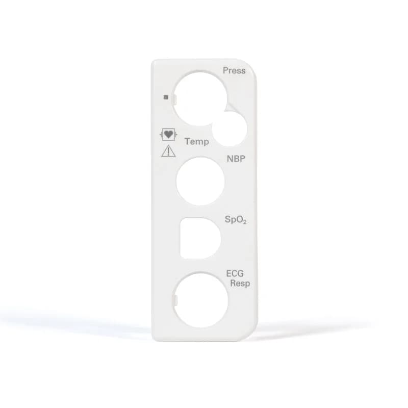 Front Bezel - SpO2 ECG NiBP IBP Temp - Text - Philips M3001A Module