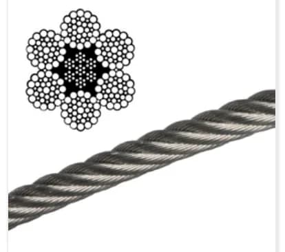 WASHER SOLUTIONS R4006-011 Drive System Cable 3/16 (Sold per foot) - 1058