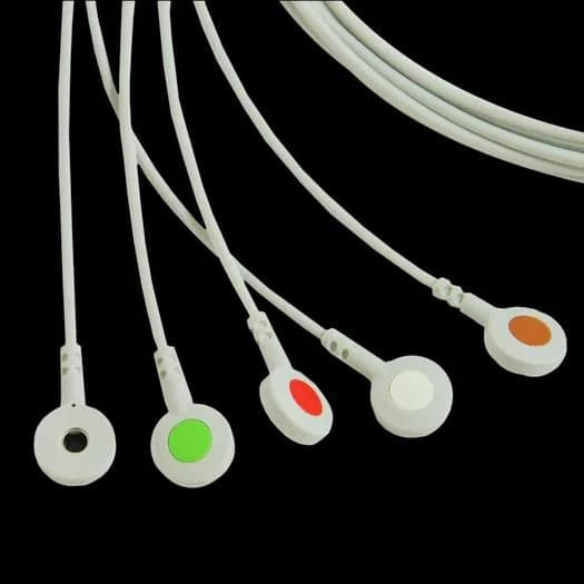 5-Lead ECG Patient Cable With Leads D-CB-71585