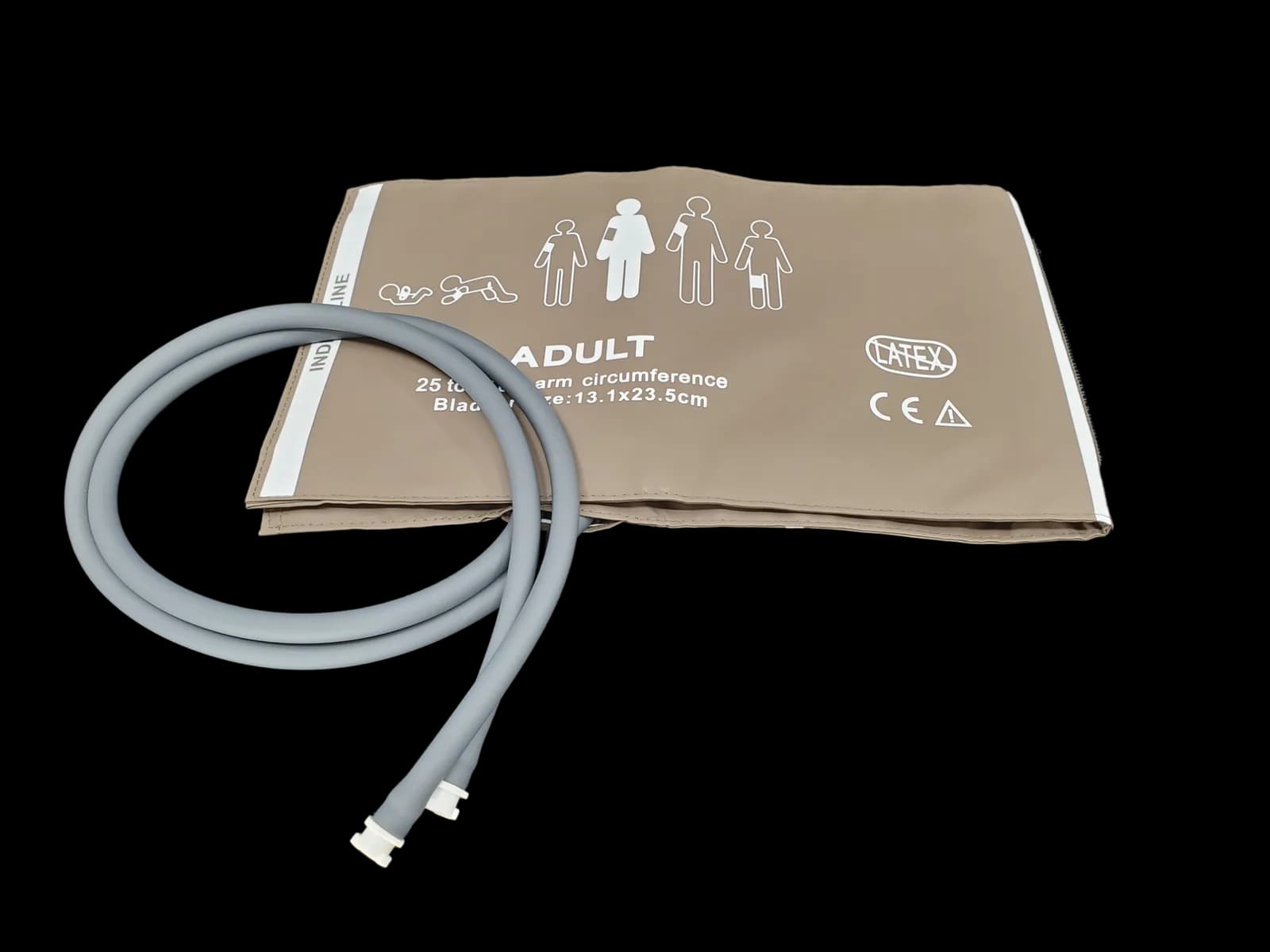 002203 Adult NiBP Cuff 27.5-36.5 cm Dual Hose