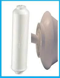 WATTS RO System W560033 Inline Carbon Filter w/ 2 Quick Connect Fittings 1/4" - 7395