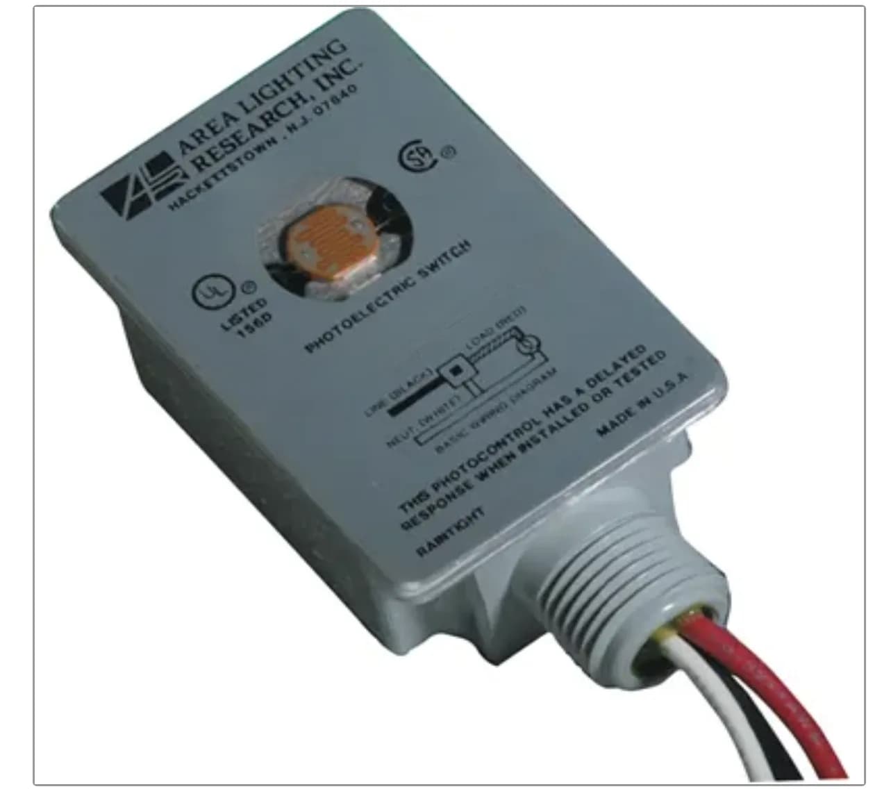 WASHER SOLUTIONS WS11516 Photocontrols, Non-Metallic Housing, Fixed Base - 11516