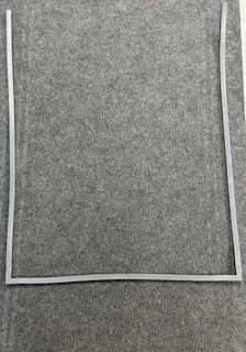 LANCER 14050003 Door Seal - 11382