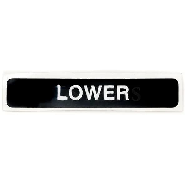 STERIS P055284-002 Nameplate "Lower" - 1841