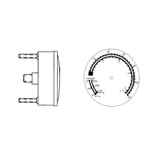 STERIS P093910-800 Jacket Pressure Gauge Back Mounted - 3488