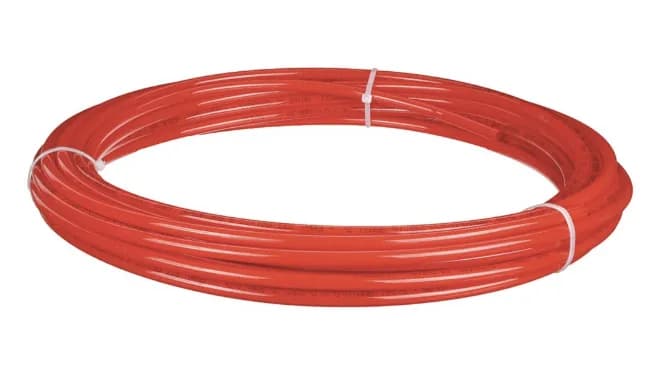 STERIS 91006-296 SS Wire Cable with Red Nylon Sleeve Assembly (15 feet) - 3522