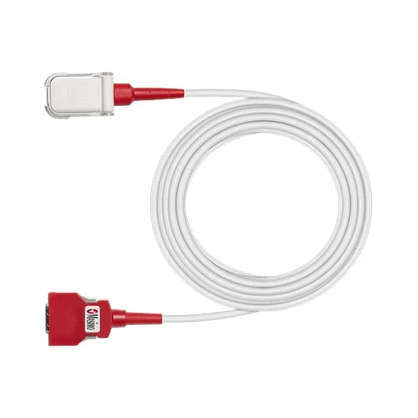 4ft MNC Red Patient Cable 2641 - Masimo - Recertified