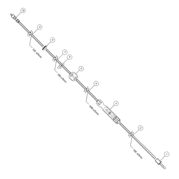 Eitan - Epidural microbore with non-vented spike, AP402,(yellow marked) Case of 30 - 12004-000-0004