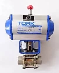 TUTTNAUER VLV170-0077 Pneumatic Ball Valve with Actuator 1/2" - 4839