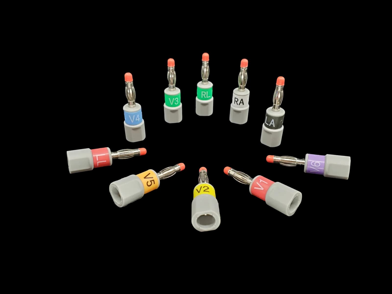 Vyaire Medical 900178-001 10 ECG Lead Wires Cable Banana