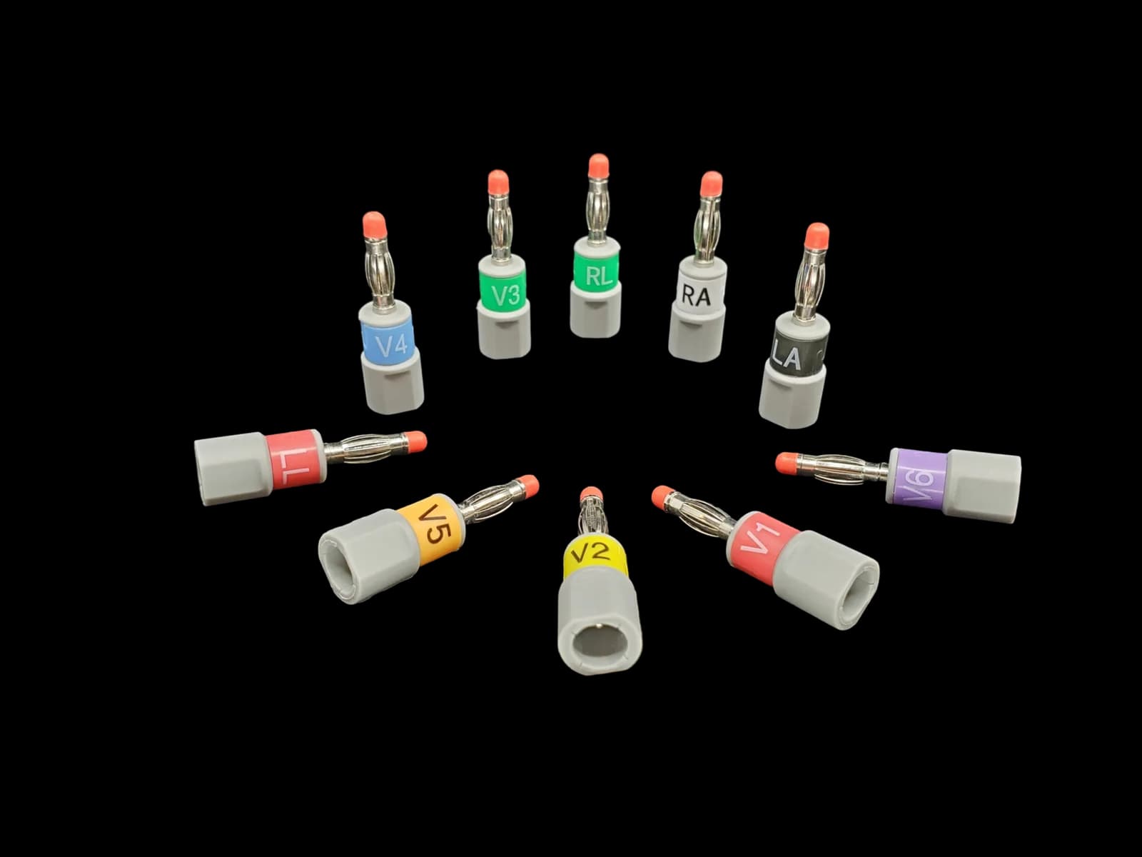 Vyaire Medical 900178-001 10 ECG Lead Wires Cable Banana