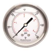MTP P0011446 Pressure Gauge 1/4 SS 0 - 60 PSI Oil Filled - 1055