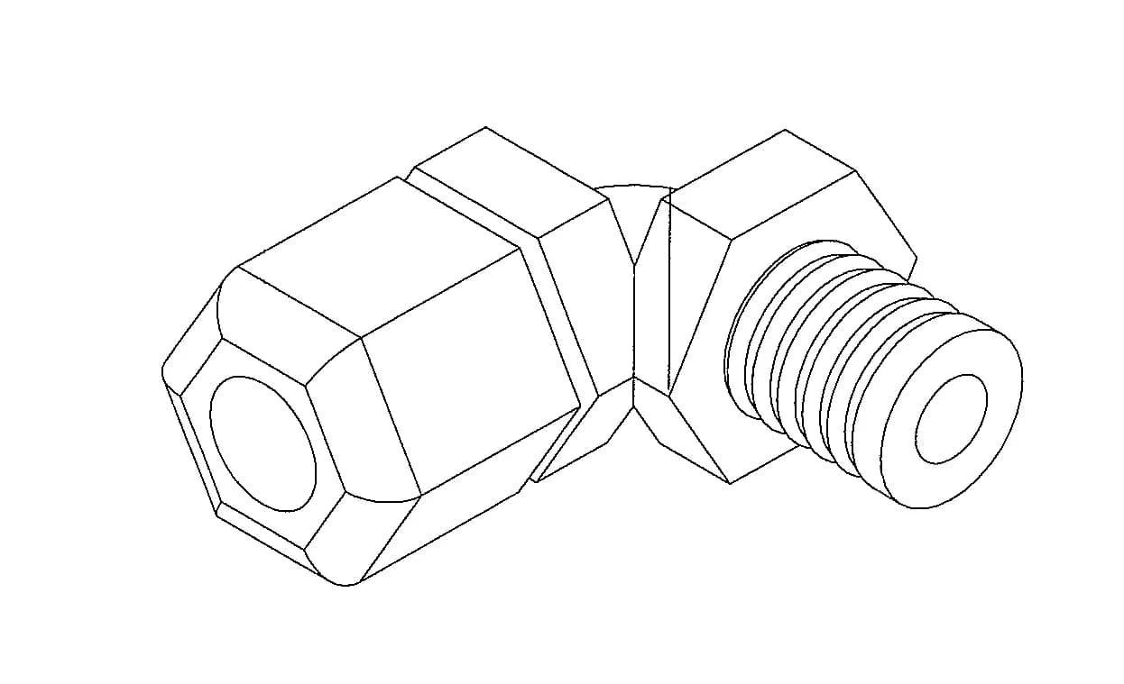 STERIS P117909-933 Plastic Compression Elbow - 12319