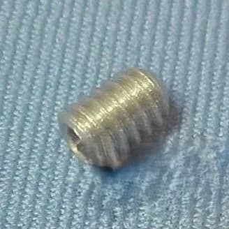 STERIS P129353-314 Socket Flat Head Set Screw 1/4-20 x 3/8 - 8383
