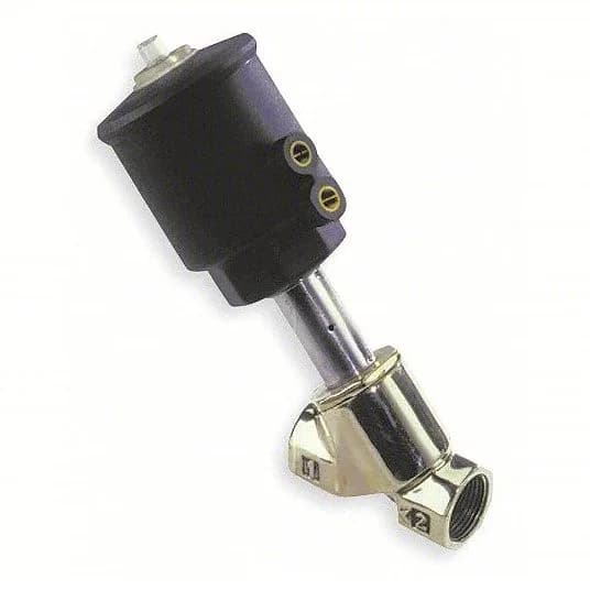 LYNX P0114026308 2/2 Way Angle Body Piston Valve 2" Bronze NC - 12208