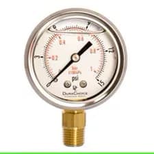 MIDMARK 014-0550-00 Vacuum Gauge 2 x 1/4" - 4636
