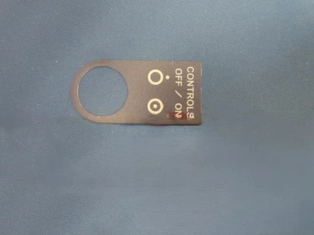 GETINGE 61301608438 Label SW Cont On/Off - 10886