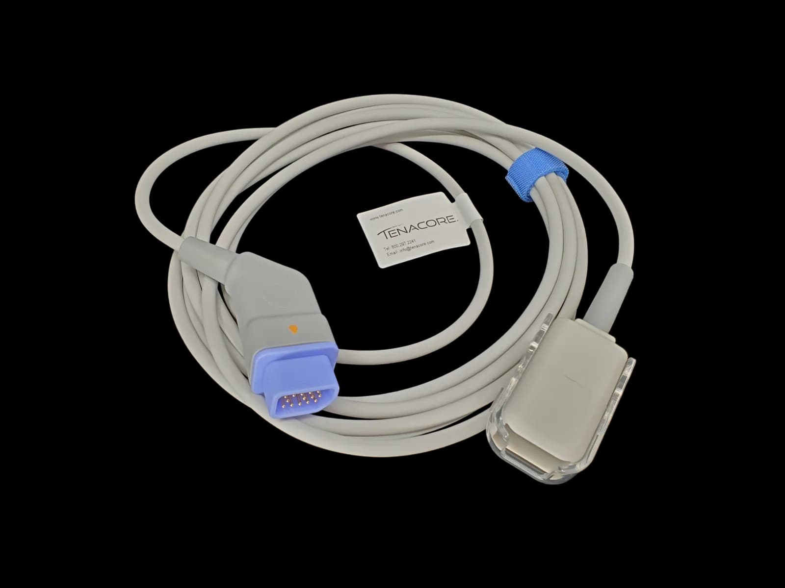 Nihon Kohden SET K937 SpO2 Extension Adapter 10 ft Cable LNCS 9 Pin Connector