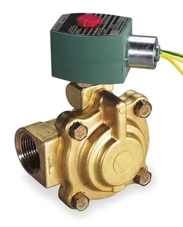 STERIS P117903-824 Steam Solenoid Valve 1-1/2" 120/60VAC Brass - 4295