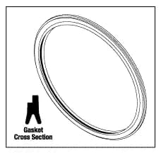 MIDMARK 1187 Door Gasket 7 Dia. - 1376