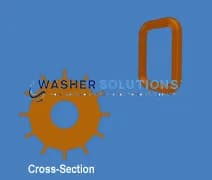 GETINGE 60866 Door Gasket 24 x 62 - 1402