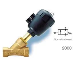 GETINGE 6034800285 Pneumatic Angle Body Valve 3/4" Bronze - 12184