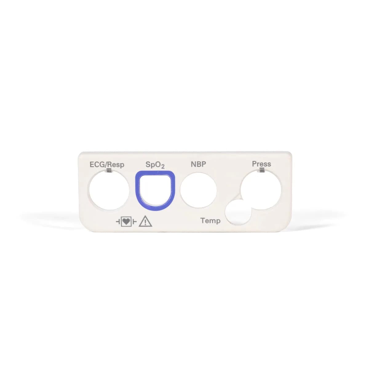 Front Bezel - Nellcor OxiMax SpO2 ECG NiBP IBP Temp - Text - Philips M3001A Module