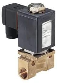 WASHER SOLUTIONS WS6223 Solenoid Valve 2-Way NC 1/4" 24V Brass - 6223