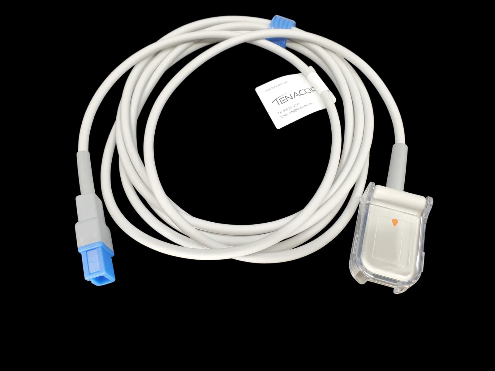 Spacelabs OxiMax 700-0792-00 SpO2 Extension Adapter 10 ft Cable Nellcor Ultraview 10 Pin to DB9 9 Pin Connector