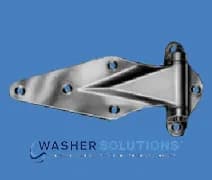 BETTERBUILT BB6300 Heavy Duty Flanged Hinge Chrome Plated (Each) - 1461