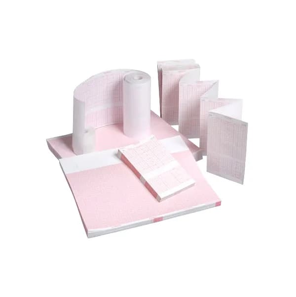 Z-fold ECG Grid Paper 2009828-061 - Vyaire - New