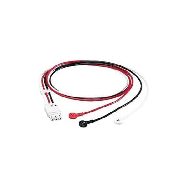 3 lead set Snap AAMI ICU lead set, shielded, Recertified – M1673A