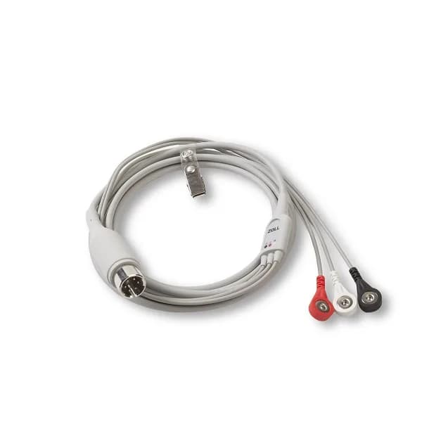 ZOLL – 6 ft. 3-Lead ECG Patient Cable – 8000-0025-02